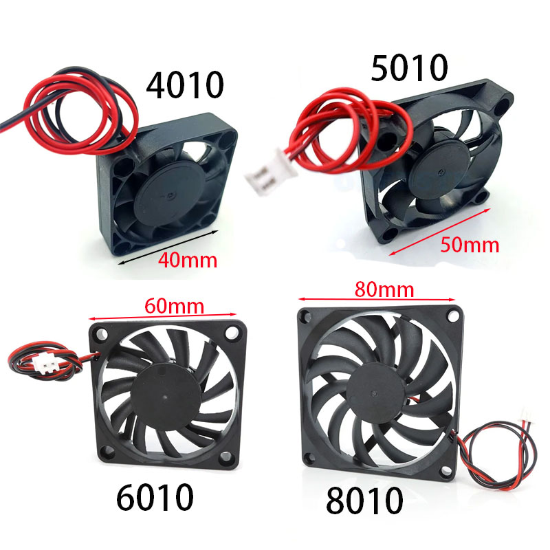 Cpu Fan - 5V 12V 24V Koelventilator 4010 5010