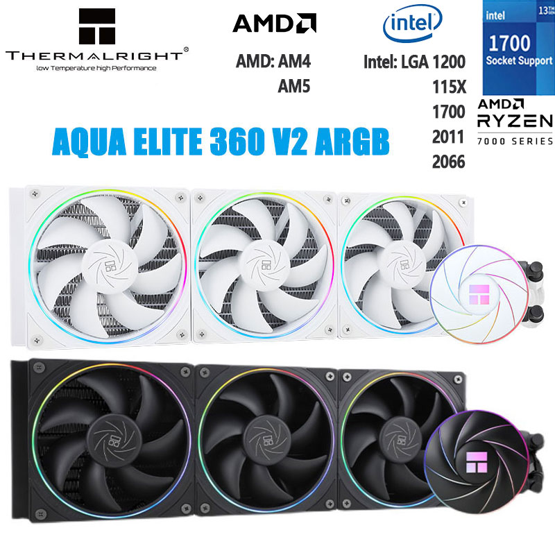 Aio Liquid Cooler - Thermalright Aqua Elite 360 V2 Witte