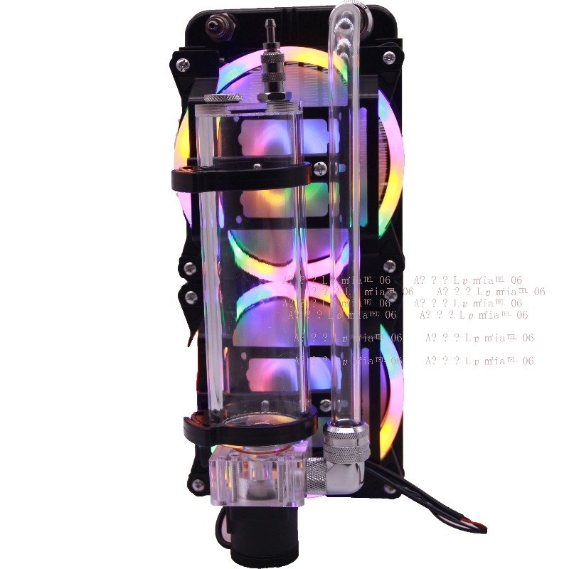 External Radiator Water Cooling Kit - Laptop waterkoelsysteem externe radiator koeler vloeistofkoelset
