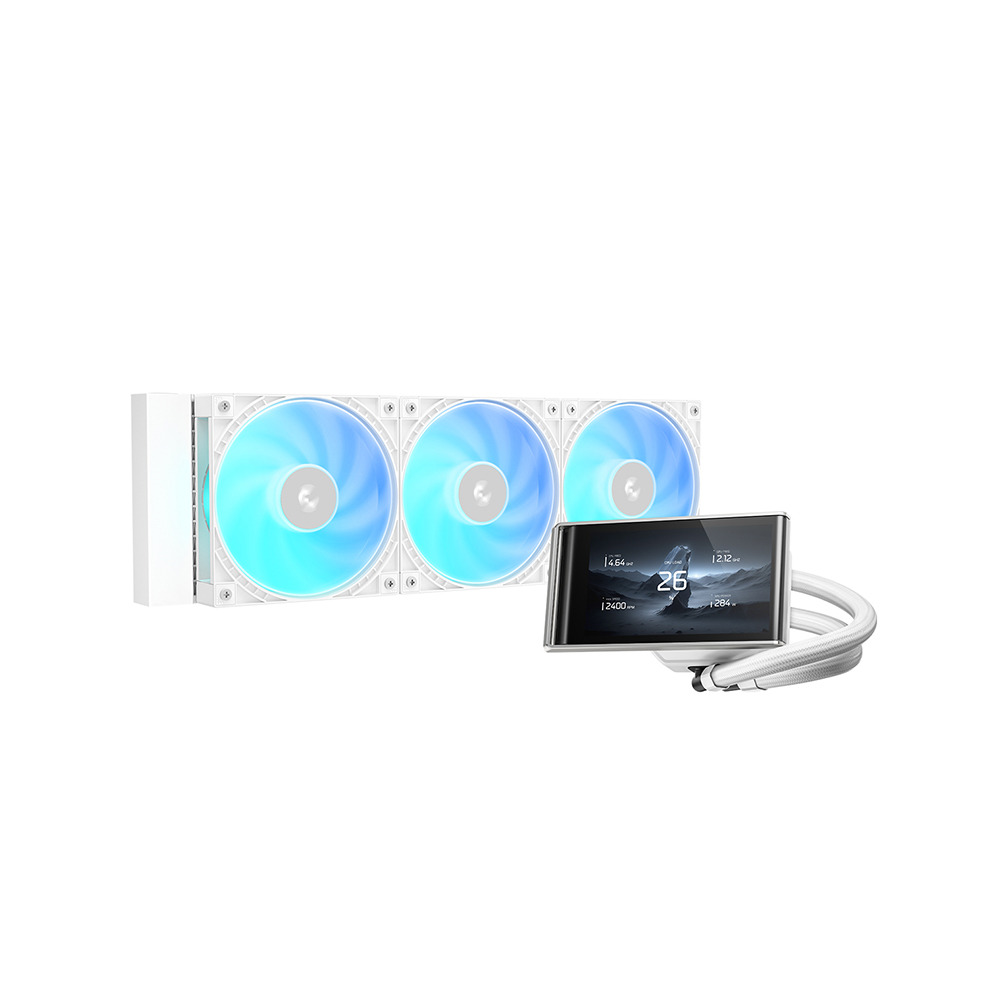 Aio Liquid Cooler - WH 360mm AIO vloeistofkoeler wit met